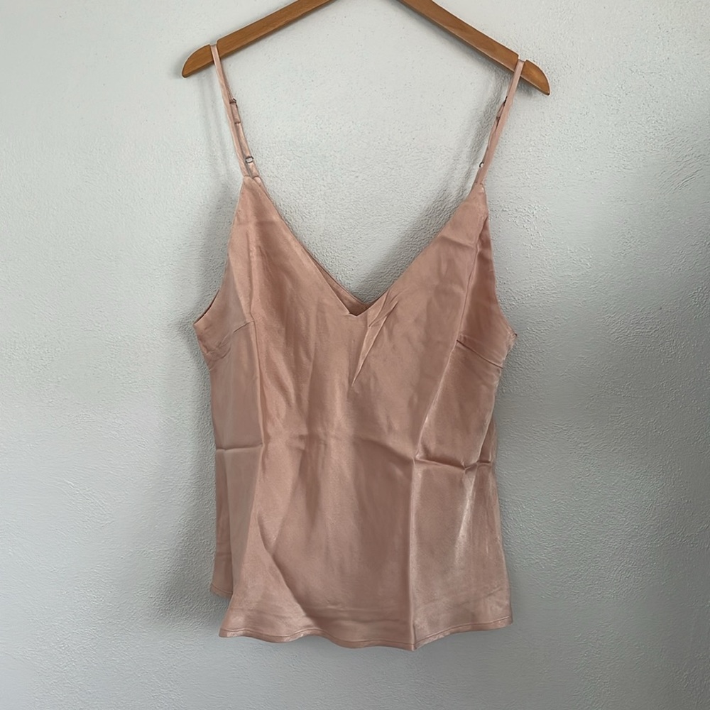 Chloe Kristyn Spaghetti Strap Camille Camisole Blush Cream Sand‎ XXL